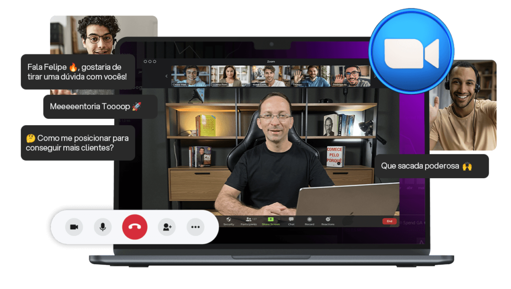 Zoom Meeting Mentoria Premium